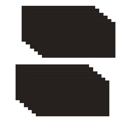 Fadeless Bulletin Board Art Paper, 24 x 12, Black, 12 Rolls (PAC57300-12)