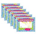 TREND Congratulations/Swirls Colorful Classics Certificates, 30 Per Pack, 6 Packs (T-2954-6)