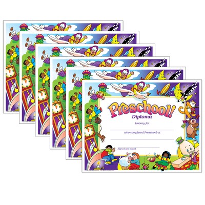 TREND Preschool Diploma, 30 Per Pack, 6 Packs (T-345-6)