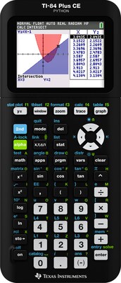 St Shilling Bewijs Texas Instruments TI-84 Plus CE 10-Digit Graphing Calculator, Black |  Quill.com