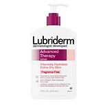 Lubriderm Advanced Therapy Lotion, Fragrance-Free, 16 Fl. Oz (764698)
