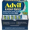 Advil Liqui-Gels Pain Reliever/Fever Reducer, Solubilized Ibuprofen 200mg, 2/Packet, 50 Packets/Box)