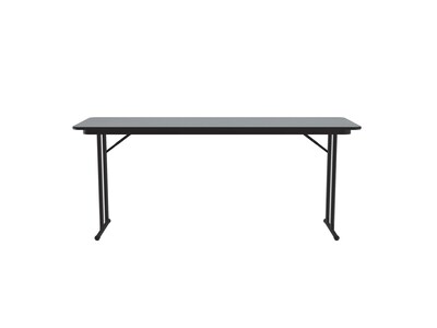 Correll Folding Table, 60 x 24, Gray Granite/Dove Gray (ST2460TF-15)