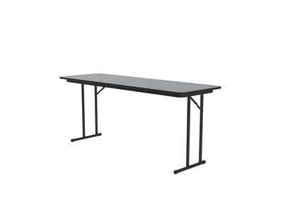 Correll Folding Table, 60" x 24", Gray Granite/Dove Gray (ST2460TF-15)