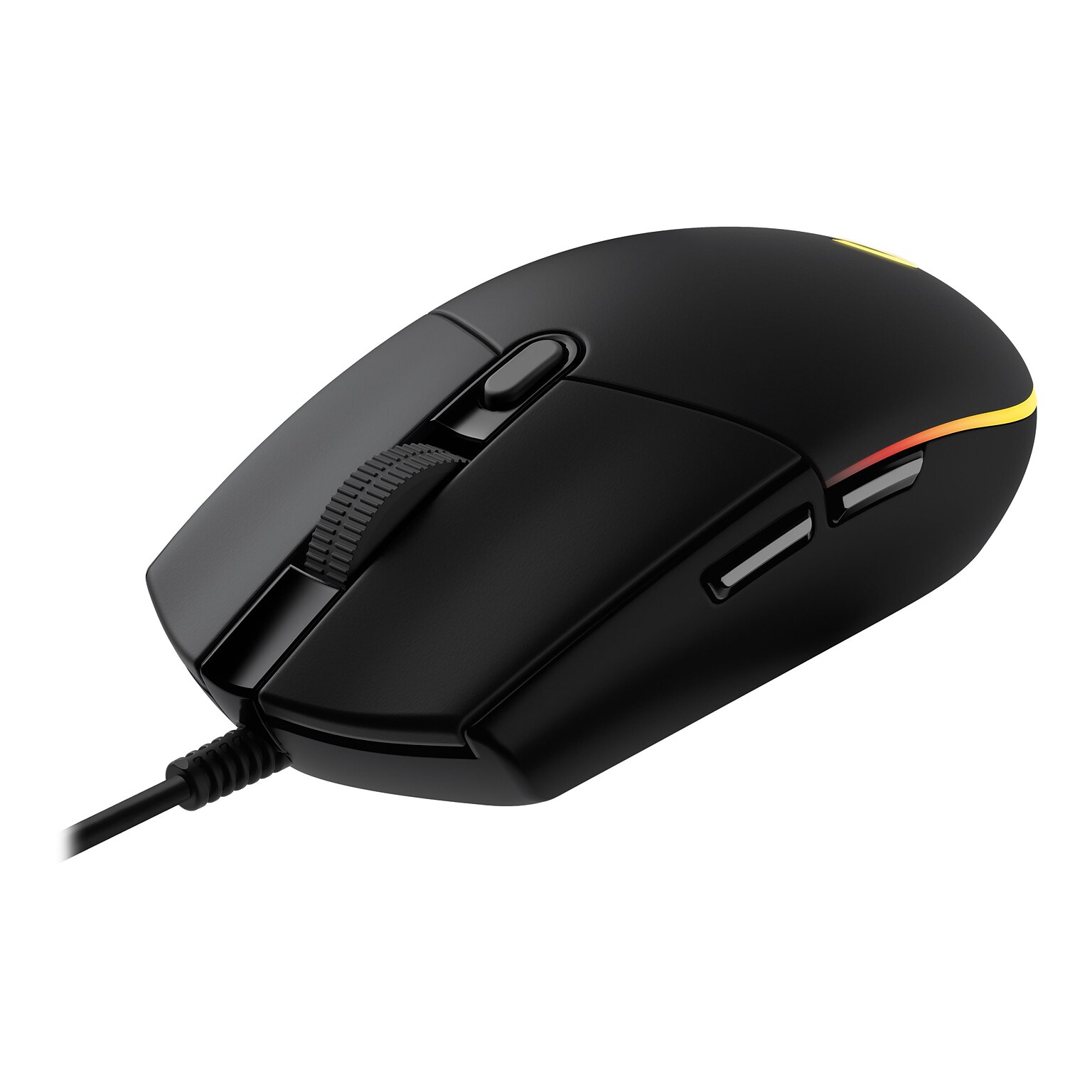 Logitech G203 LIGHTSYNC Ergonomic Optical USB Gaming Mouse, Black (910-005790)