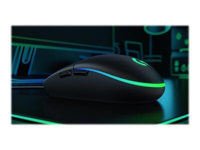 Logitech G203 LIGHTSYNC Ergonomic Optical USB Gaming Mouse, Black (910-005790)