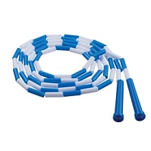 Champion Sports® Plastic Segmented Jump Rope, Blue/White, 9