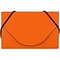 JAM PAPER Matte Business Card Case with Flap, Orange (369032736)