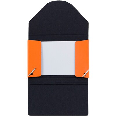 JAM PAPER Matte Business Card Case with Flap, Orange (369032736)