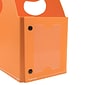JAM PAPER Plastic Magazine File Holder, Orange (405339018)