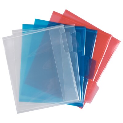 JAM Paper 2-Pocket School Folder, Assorted Colors, 6/Pack (404738921)