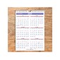 2022-2023 AT-A-GLANCE 11" x 8" Academic Monthly Wall Calendar, White/Purple/Red (AY1-28-23)