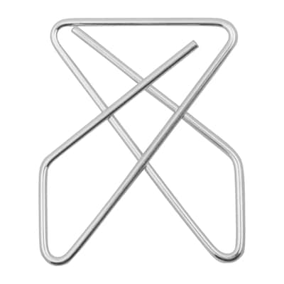 JAM PAPER Colorful Butterfly Clips, Silver, 20/Pack (332BYSI)