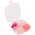 JAM PAPER Medium Assorted Specialty Clips, Pink, 24/Pack (MP199MCPI)