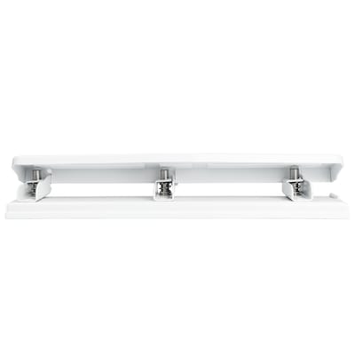 JAM PAPER 3 Hole Punch, 10 Sheet Capacity, White (345WH)