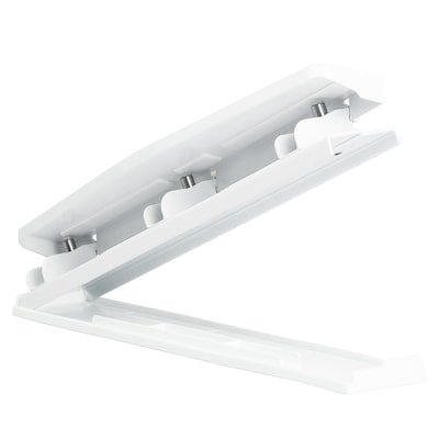 JAM PAPER 3 Hole Punch, 10 Sheet Capacity, White (345WH)