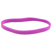 JAM Paper Multi-Purpose #64 Rubber Bands, 3.5 x .25, Latex Free, Purple, 100/Pack (33364RBPU)