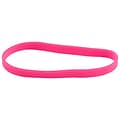 JAM Paper Multi-Purpose #64 Rubber Bands, 3.5 x .25, Latex Free, Pink, 100/Pack (33364RBPI)