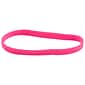 JAM Paper Multi-Purpose #64 Rubber Bands, 3.5" x .25", Latex Free, Pink, 100/Pack (33364RBPI)