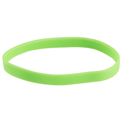 JAM Paper Multi-Purpose #64 Rubber Bands, 3.5 x .25, Non-Latex, Green, 100/Pack (33364RBGR)