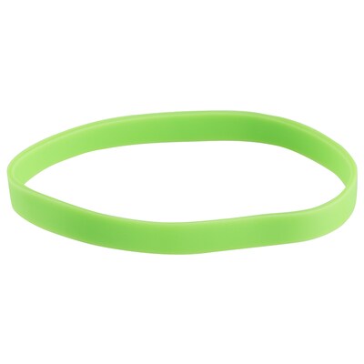 JAM Paper Multi-Purpose #64 Rubber Bands, 3.5" x .25", Latex Free, Green, 100/Pack (33364RBGR)