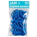 JAM Paper Rubber Bands, Size 64, Blue, 100/Pack (33364RBbu)