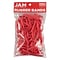 JAM Paper Rubber Bands, Size 64, Red, 100/Pack (33364RBre)