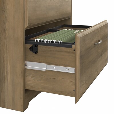 Bush Furniture Cabot 31"W 2-Drawer Lateral File Cabinet, Letter/Legal, Reclaimed Pine, (WC31580)