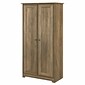 Bush Furniture Cabot 61.14 Storage Cabinet with 4 Shelves, Reclaimed Pine (WC31597-03)
