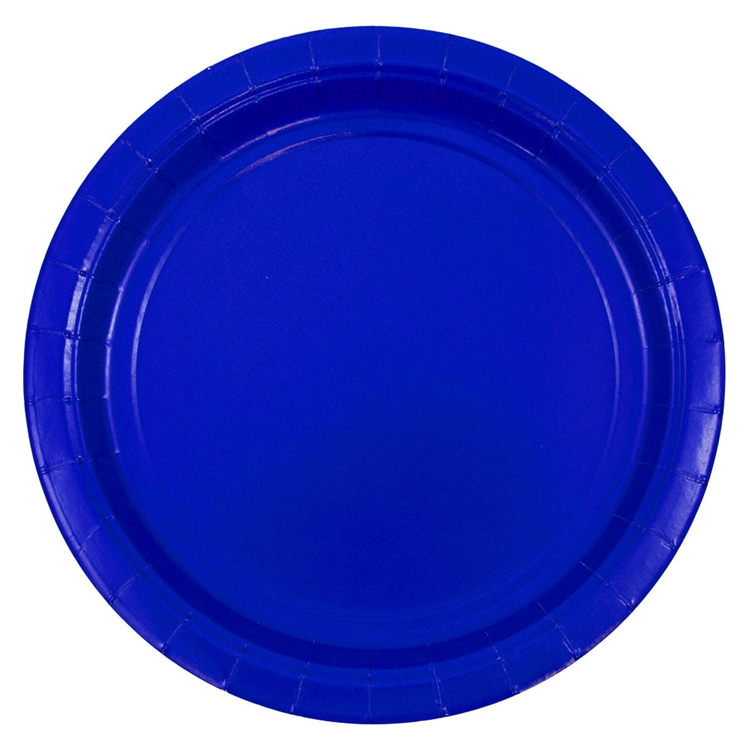JAM Paper 9 Paper Plates, Royal Blue, 50/Pack (9255PPrb)