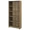 Bush Furniture Cabot 66H 5-Shelf Bookcase with Adjustable Shelves, Reclaimed Pine (WC31566)