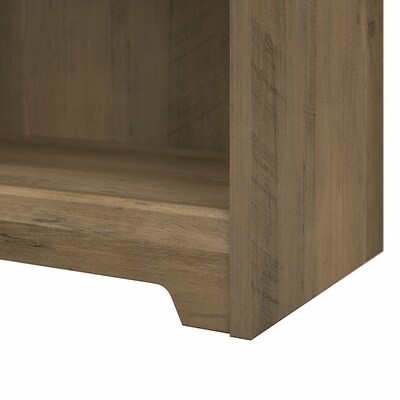 Bush Furniture Cabot 66"H 5-Shelf Bookcase with Adjustable Shelves, Reclaimed Pine (WC31566)