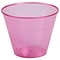JAM PAPER Plastic Glasses Party Pack, 9 oz Tumblers, Fuchsia Hot Pink, 72 Hard Plastic Cups/Pack