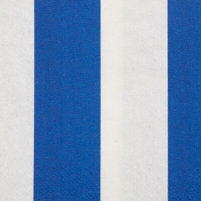 JAM PAPER Small Beverage Napkins, 5 x 5, Blue Stripe, 16/Pack