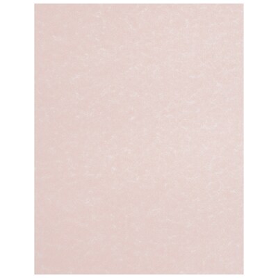 JAM Paper 8.5" x 11" Color Writing Paper, 24 lbs., Salmon Pink, 50 Sheets/Ream (17137622A)