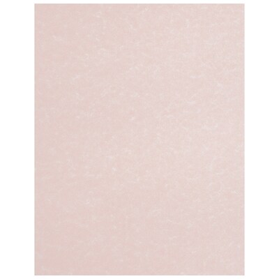 JAM Paper 8.5 x 11 Color Writing Paper, 24 lbs., Salmon Pink, 50 Sheets/Ream (17137622A)