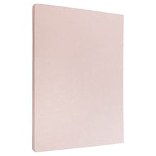 JAM Paper 30% Recycled Parchment Cardstock, 65 lb., 8.5 x 11, Salmon Pink, 50 Sheets/Pack (1713762