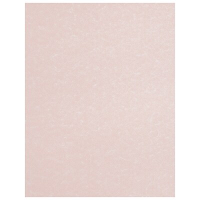 JAM Paper 30% Recycled Parchment Cardstock, 65 lb., 8.5 x 11, Salmon Pink, 50 Sheets/Pack (1713762