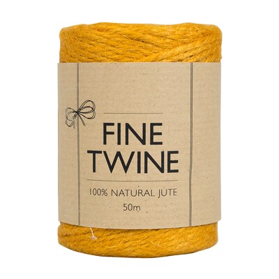 JAM Paper Kraft Twine, 54 yd., Gold (67837835)