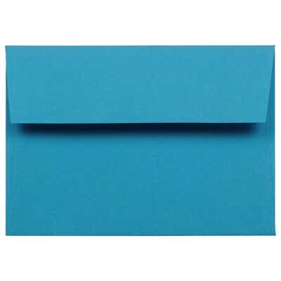 JAM Paper 4Bar A1 Invitation Envelopes, 3 5/8 x 5 1/8, Blue Recycled, 100/Pack (15805D)