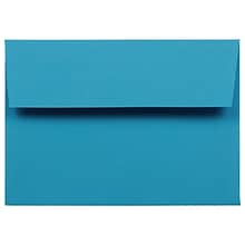 JAM Paper 4Bar A1 Invitation Envelopes, 3 5/8 x 5 1/8, Blue Recycled, 100/Pack (15805D)