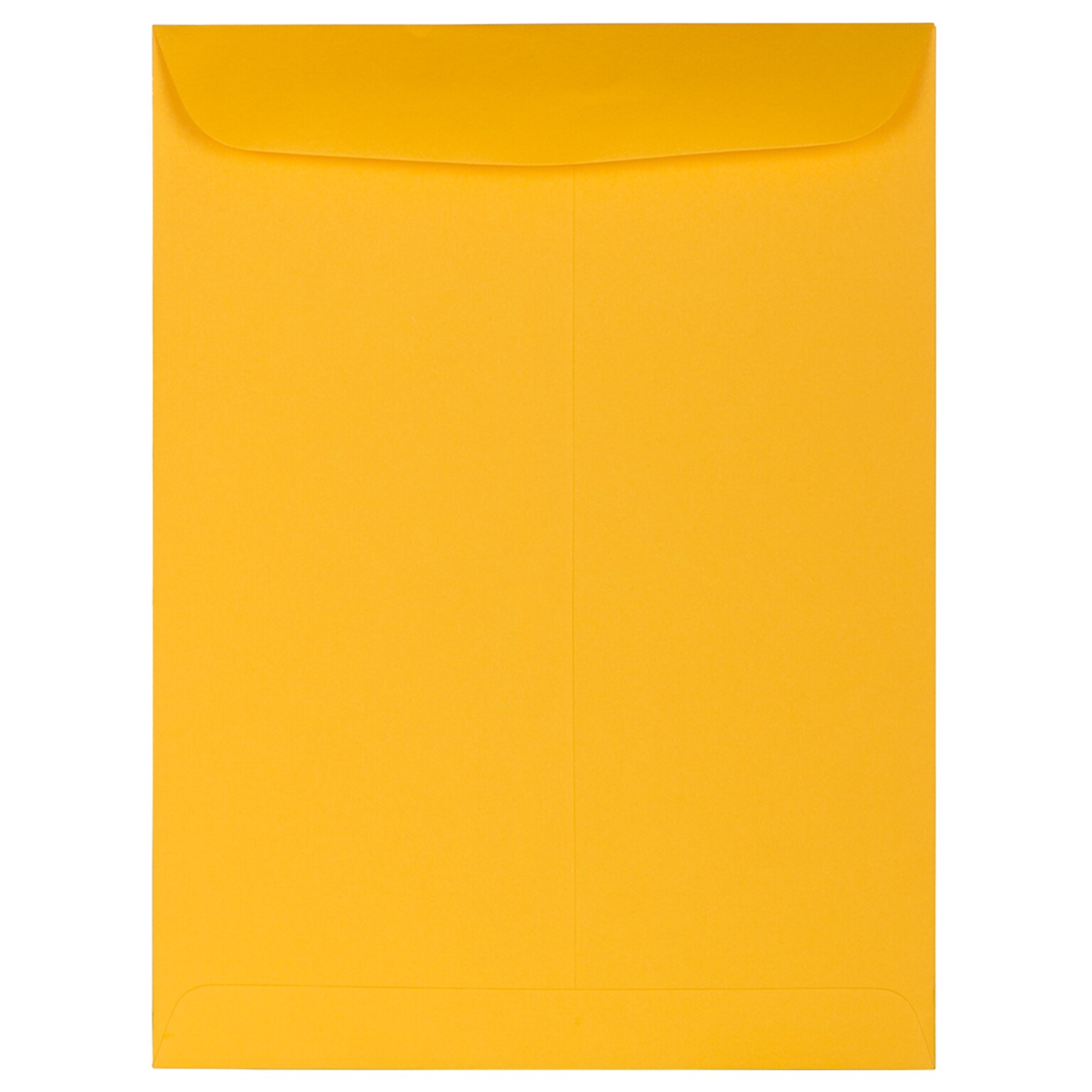 JAM Paper Open End Catalog Premium Envelopes, 9 x 12, Sunflower Yellow, 25/Pack (212816063)