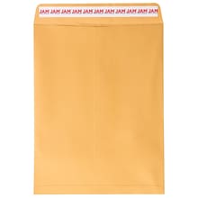 JAM Paper Open End Catalog Premium Envelopes with Peel & Seal Closure, 10 x 13, Brown Kraft Manila