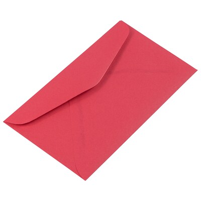 JAM Paper #6.75 Premium Commercial Envelopes, 3 5/8" x 6 1/2", Red, 50/Pack (1538694I)