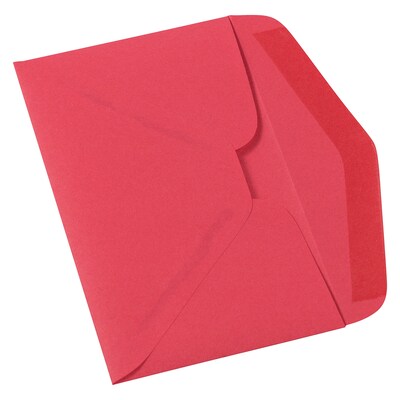 JAM Paper #6.75 Premium Commercial Envelopes, 3 5/8" x 6 1/2", Red, 50/Pack (1538694I)