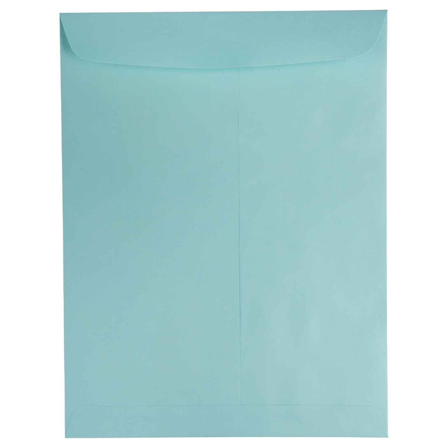 JAM Paper Open End Catalog Premium Envelopes, 10 x 13, Aqua Blue, 100/Pack (31287539D)