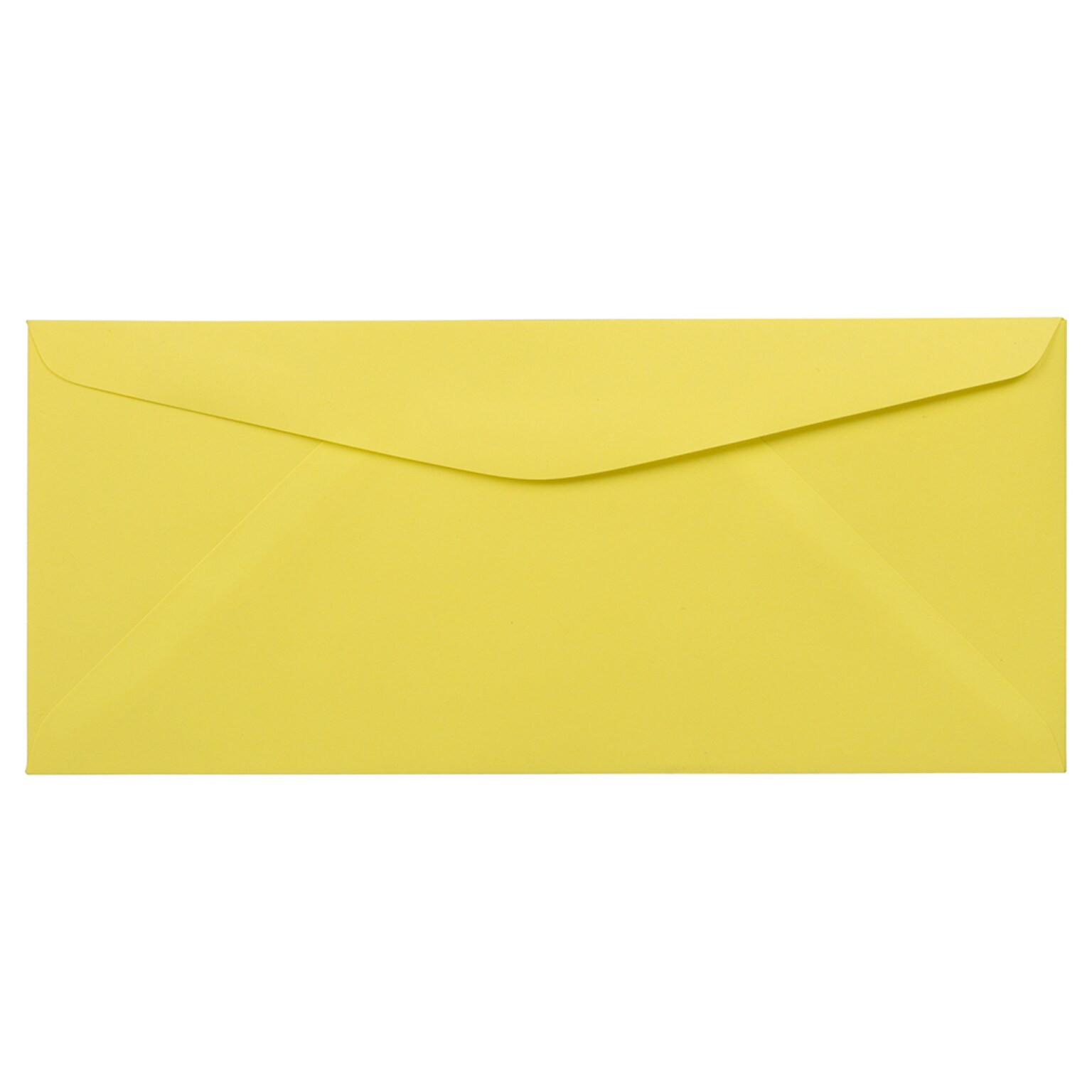 JAM Paper #9 Business Envelopes, 3 7/8 x 8 7/8, Ultra Lemon, 50/Pack (1536397I)