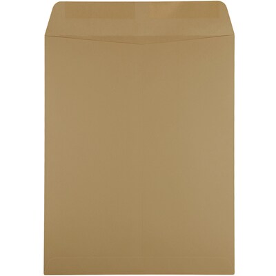 JAM Paper Open End Catalog Premium Envelopes, 10" x 13", Tan, 100/Pack (31287544D)