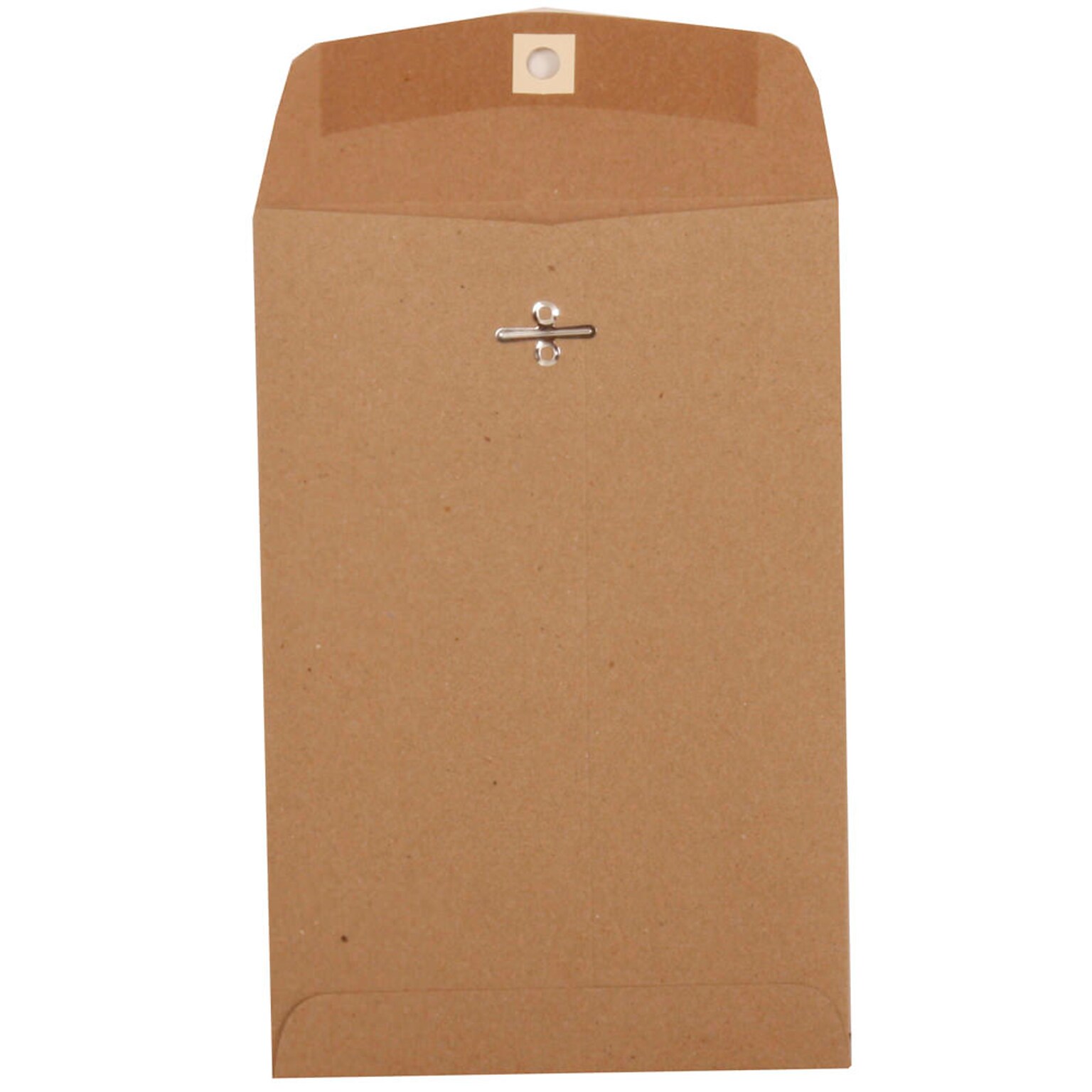 JAM Paper Premium Invitation Envelopes with Clasp Closure, 6 x 9, Brown Kraft Paper Bag, 50/Pack (563120844I)