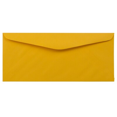 JAM Paper #9 Business Envelopes, 3 7/8" x 8 7/8", Gold Yellow, 50/Pack (1536427I)